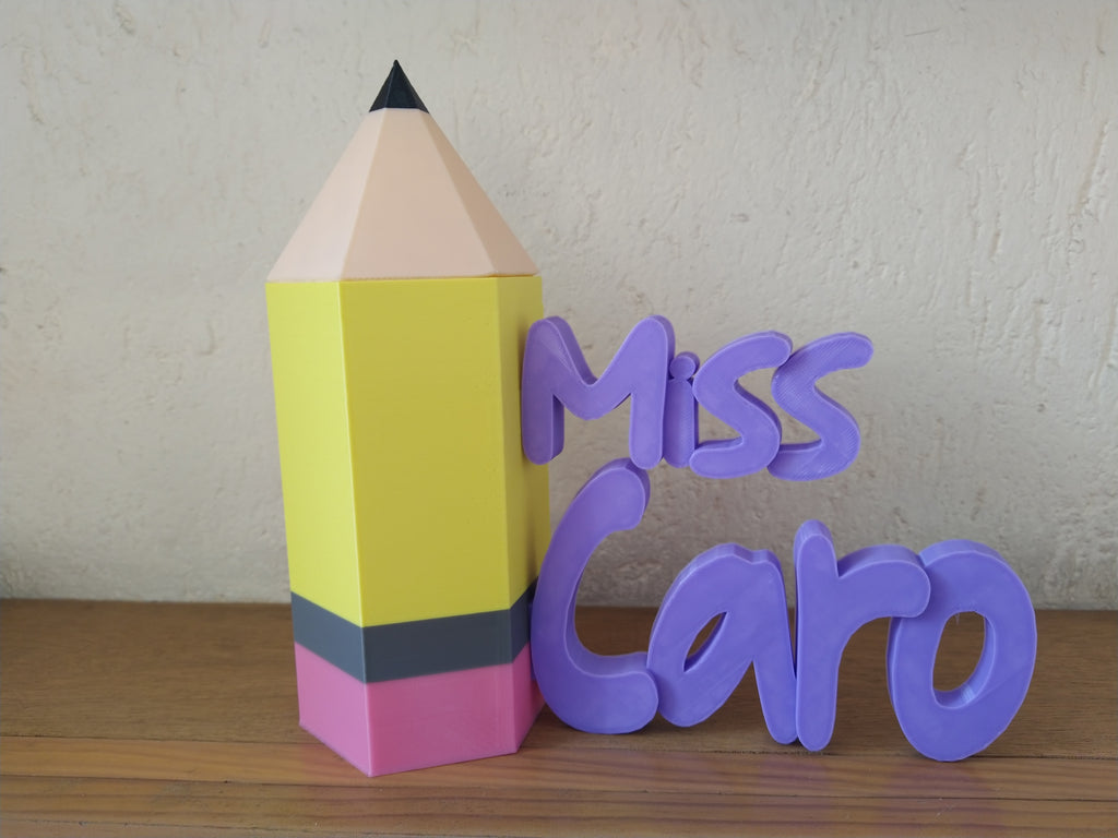 Lapicera Grande  En Forma de Lapiz Personalizada