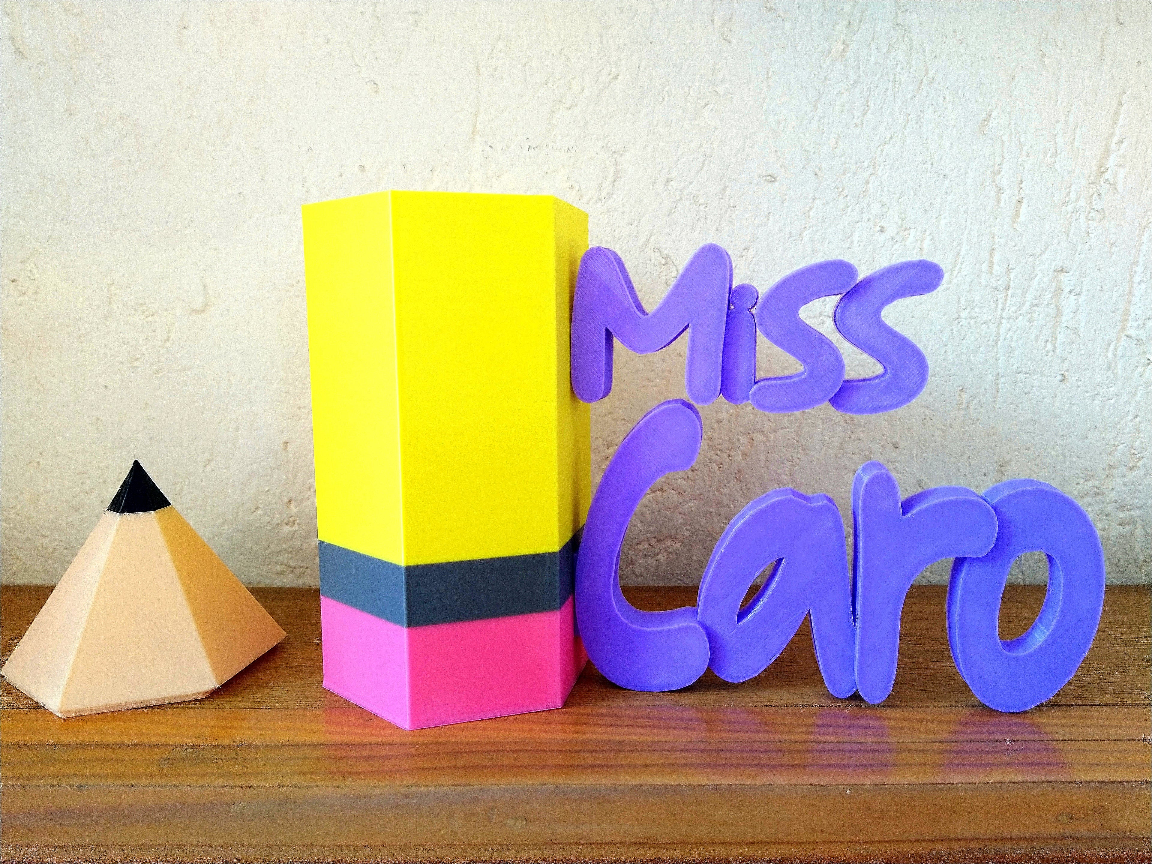 Lapicera Grande  En Forma de Lapiz Personalizada