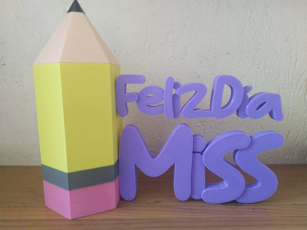 Lapicera Grande  En Forma de Lapiz Personalizada