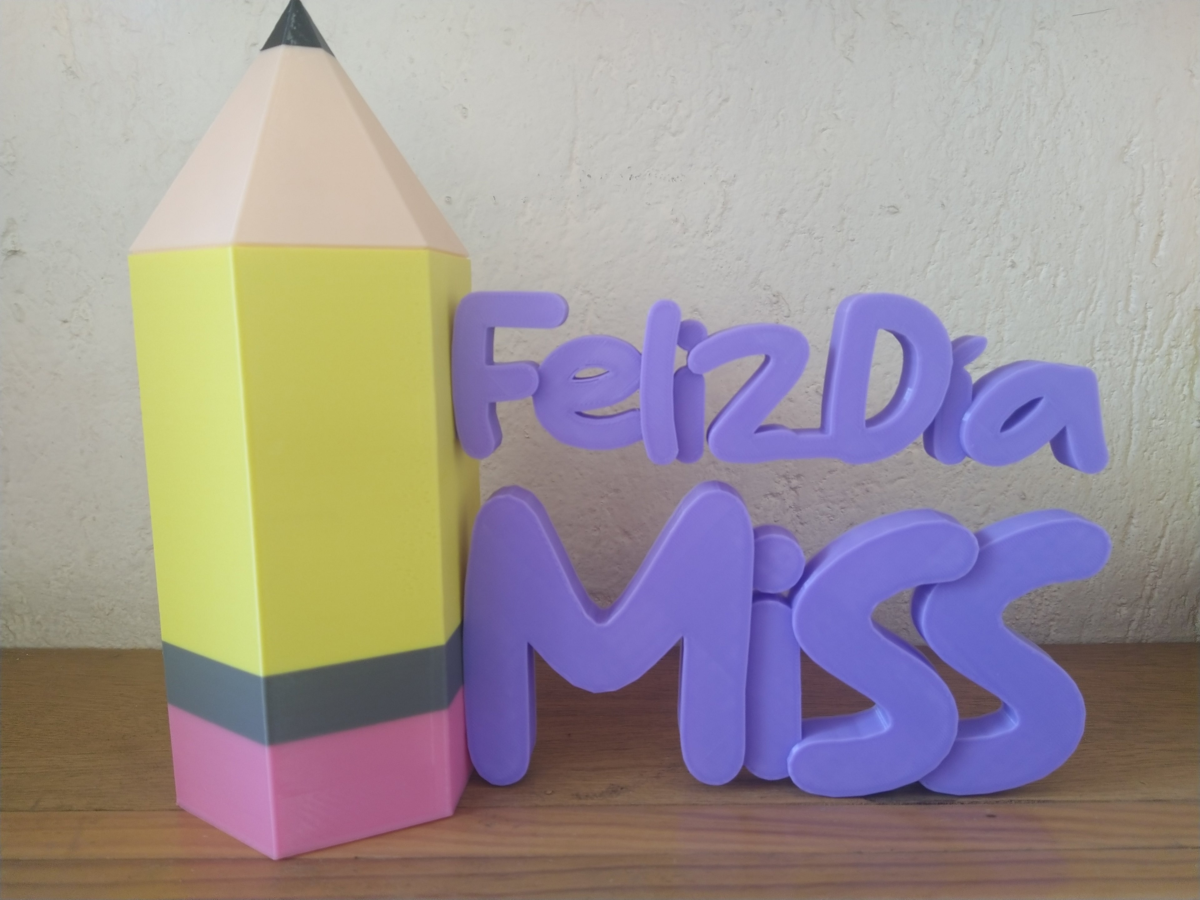 Lapicera Grande  En Forma de Lapiz Personalizada