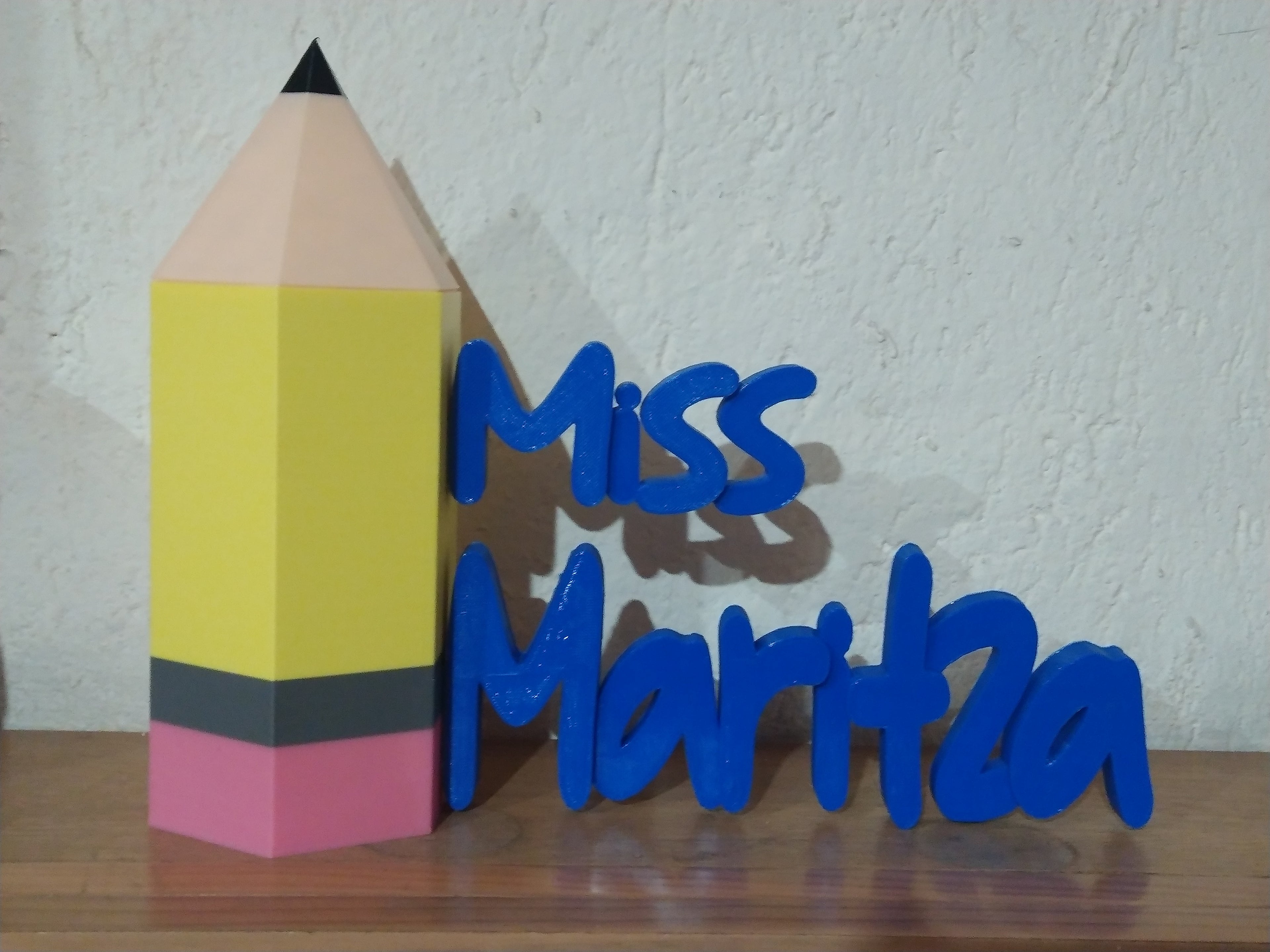 Lapicera Grande  En Forma de Lapiz Personalizada