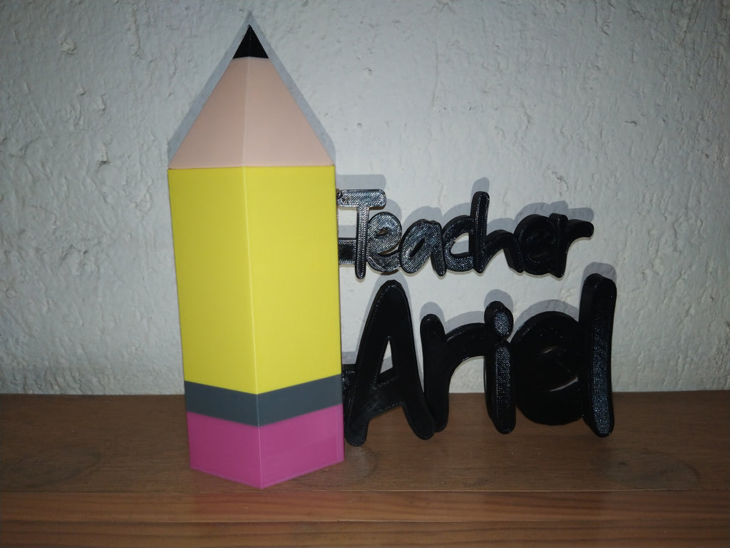 Lapicera Grande  En Forma de Lapiz Personalizada