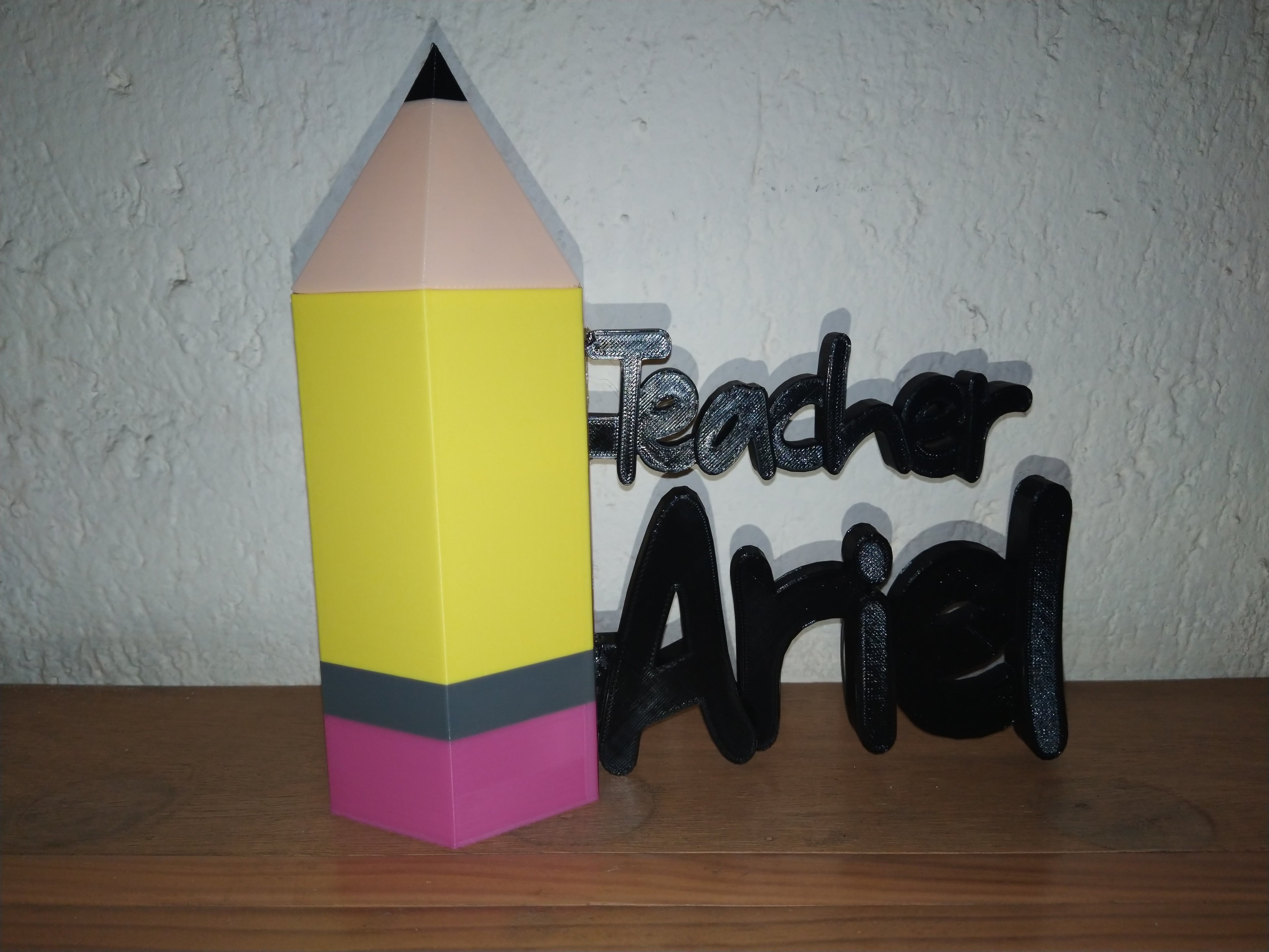 Lapicera Grande  En Forma de Lapiz Personalizada