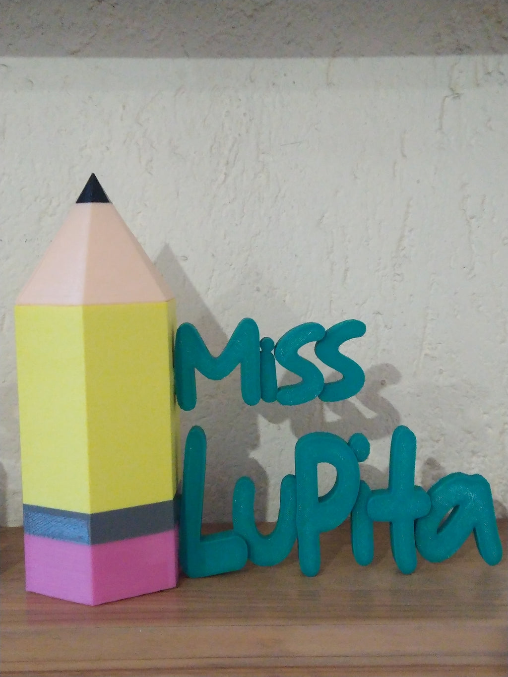 Lapicera Grande  En Forma de Lapiz Personalizada