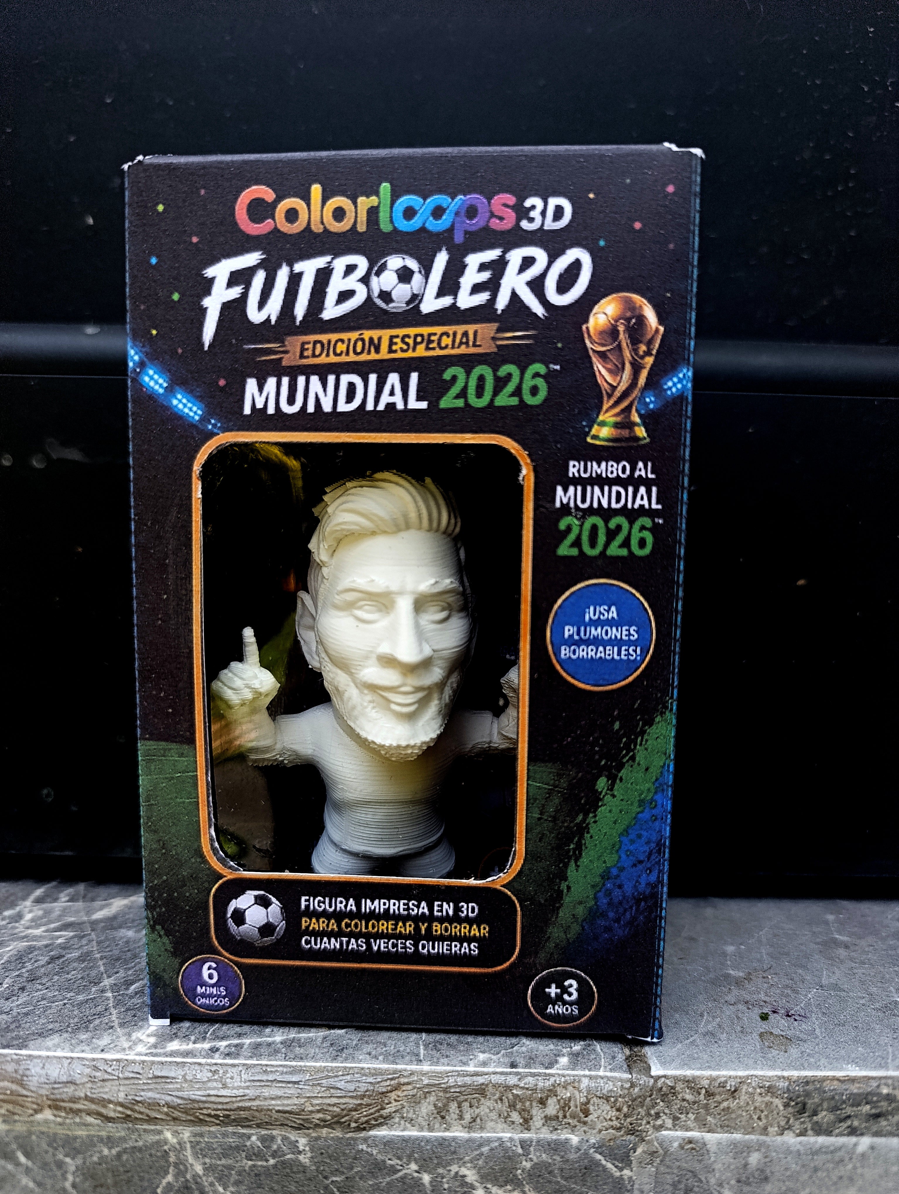 Futboleros Edición especial Mundial 2026. Colorloops 3D