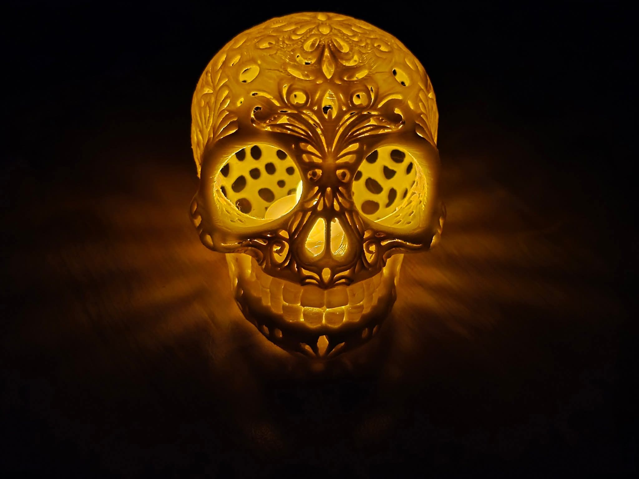 Calavera linterna Día de Muertos