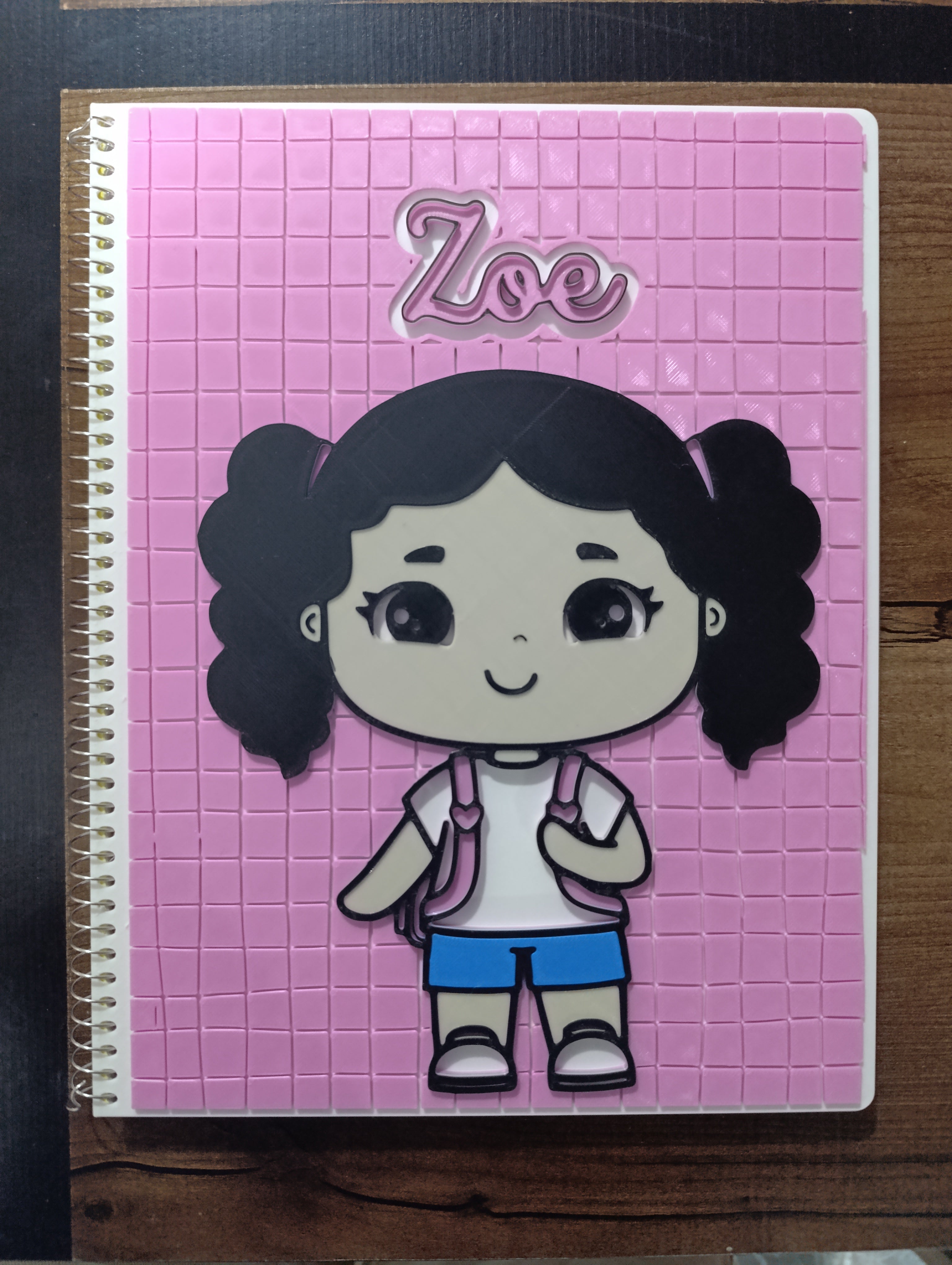 Cuaderno Personalizado Pasta Dura Impreso en 3D