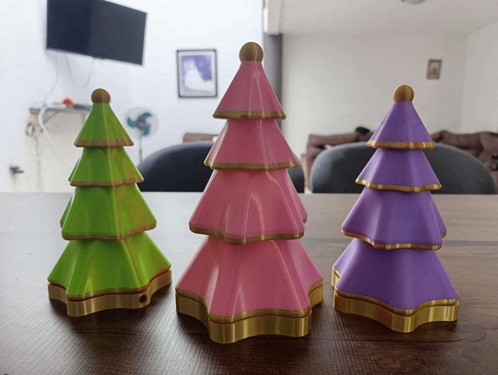 Pino Navidad Personalizado con Compartimentos